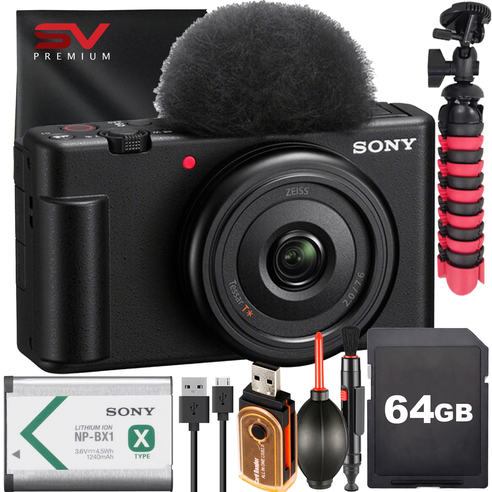 Sony, Compact Camera, ZV-1, 20.1 Megapixels, Black - Walmart.com
