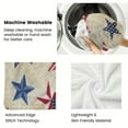 thumbnail image 6 of July 4th Stars Throw Blanket,Flannel Fuzzy Warm and Cozy Throws,Couch Gift,Patriotic Independence Day Throw Blanket for Couch,Red White Blue Plush Flannel Throw for Kids Boys Girls Couch Sofa Bed, 6 of 9