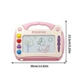 thumbnail image 2 of Elainilye Magnetic Drawing Board, Multifunctional Children's Sketching Doodling Toy with 4 Stamps and 1 Pencil, Ideal for Intelligence Learning and Gift for Kids Ages 1-3, 2 of 5
