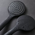 thumbnail image 3 of Wide colorful handheld shower head with silicone grip 6 colors (Navy Blue), 3 of 7