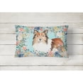 thumbnail image 2 of Carolines Treasures CK3411PW1216 Sheltie Canvas Fabric Decorative Pillow 12H x16W multicolor, 2 of 4