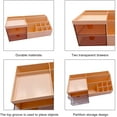 thumbnail image 3 of Makeup Organizer, Desk Organizer, Vanity Organizer, Cosmetic Storage Organizer, Desk Storage Box, Mini Desk Storage for Office Su, 3 of 3