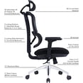 thumbnail image 5 of SUNLINE Elevate Ergonomic Office Chair - High-Back Mesh Desk Chair with 4D Adjustable Lumbar Support and Armrests Ideal for Tall People, 5 of 9