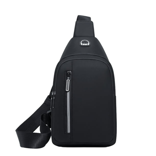 Bolsas para las Mujeres Bolsa de Espalda Pequeña Bolsa de Hombro de Pecho Transversal, Paño 30x17x5.5cm Bolsa de Viaje con Agujero de Auriculares para Hombres Mujeres Niños,Bolsas Transversales para M