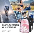 thumbnail image 6 of Kuromi and My Melody Backpack Bookbag Casual Daypack Travel Backpacks for Work Hiking Camping, 6 of 7