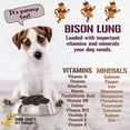 thumbnail image 3 of Dog Chits Bison Lung Fillets for Dogs - Dog and Puppy Chews, Huge Bag, Made in USA, All-Natural Treats, Crispy not Crumbly, Large and Small Dogs, Flavor Dogs Love, 3 of 5