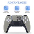 thumbnail image 4 of Skin Sticker for PS5 Slim Standard Disc Digital Edition Console and Controllers Decals for Playstation 5 (Statue of Liberty,PS5 Slim), 4 of 5