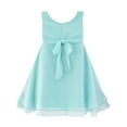 thumbnail image 2 of Robe Fille Ligne A Dos Nu Fleur Multi-Couches Chiffon 4 Ans, 2 of 5