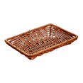 thumbnail image 2 of Cesta de pan de frutas tejida, de ratán de imitación, bandeja para aperitivos, cesta de pan tejida para aperitivos, verduras, cocina rectangulares 20cm, 2 of 9