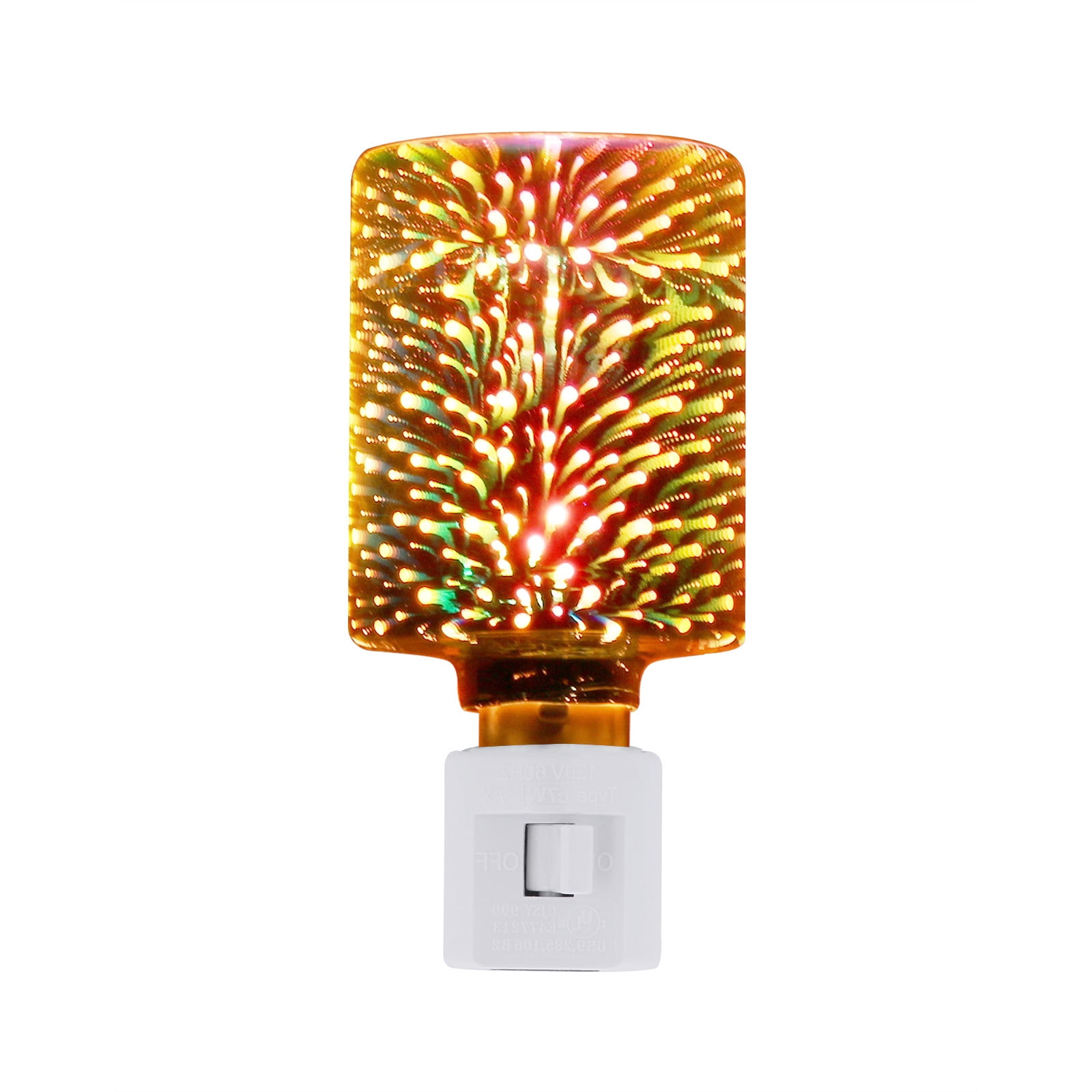 Marbled Wax Warmer Plug In Electric Night Light You Choose Color 360 Degree Plug 