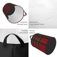 thumbnail image 4 of Laundry Basket Nursery Kids for B Storage Hamper Toy Clothes Collapsible Basket Laundry Plaid Tartan, 4 of 5