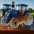 thumbnail image 2 of 300ML Car Shaped Whiskey Decanter - Art Statue, Tractor Whiskey Bottle, Creative Leak-proof Empty Wine Bottle Dispenser,Red, 2 of 6