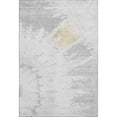 thumbnail image 2 of Addison Rugs Mayfield Washable Transitional Spiral Silver Rectangle Rug, 2'6" x 3'10", 2 of 6