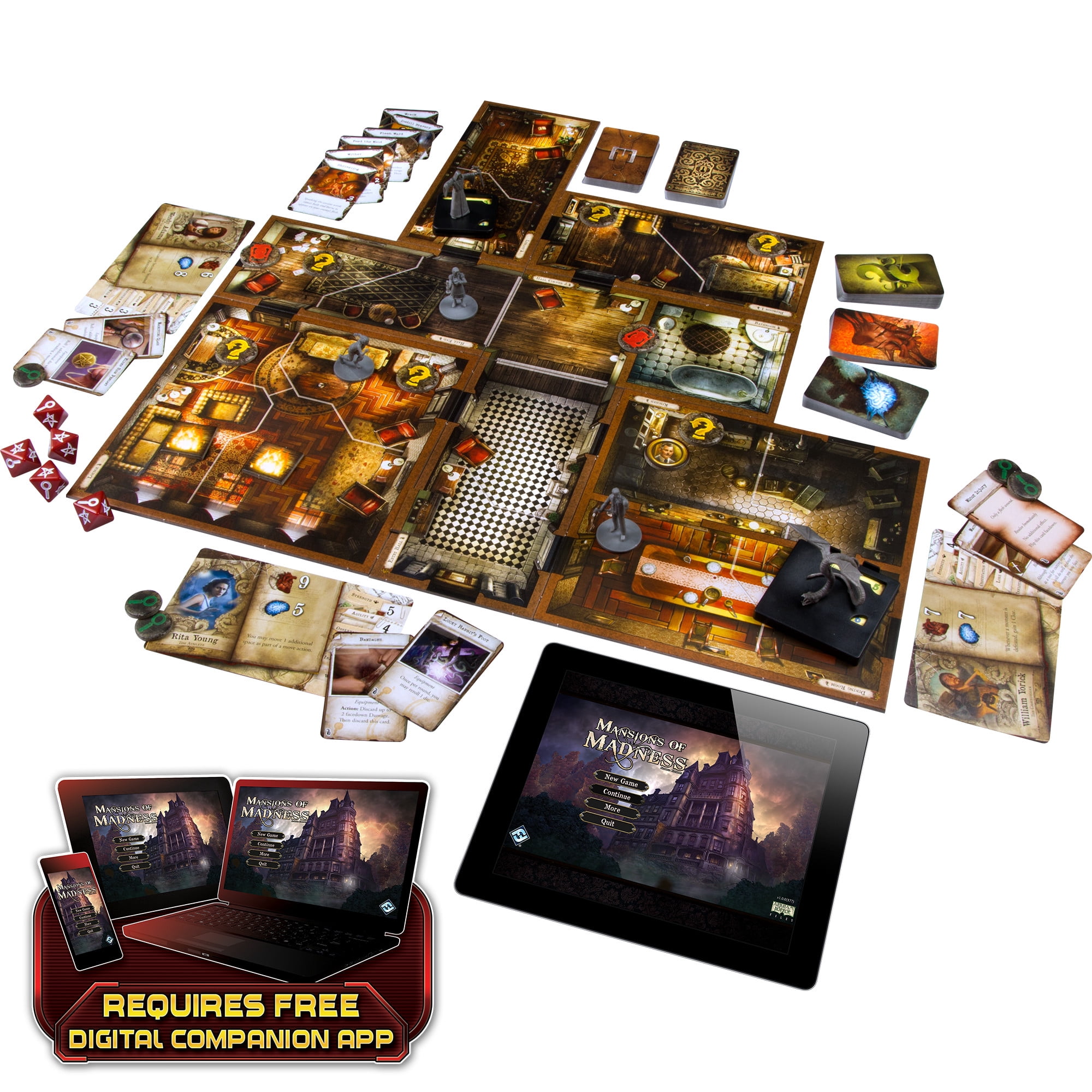 Mansions of Madness 2nd Edition Cooperative Board Game for Ages 14+, from Asmodee