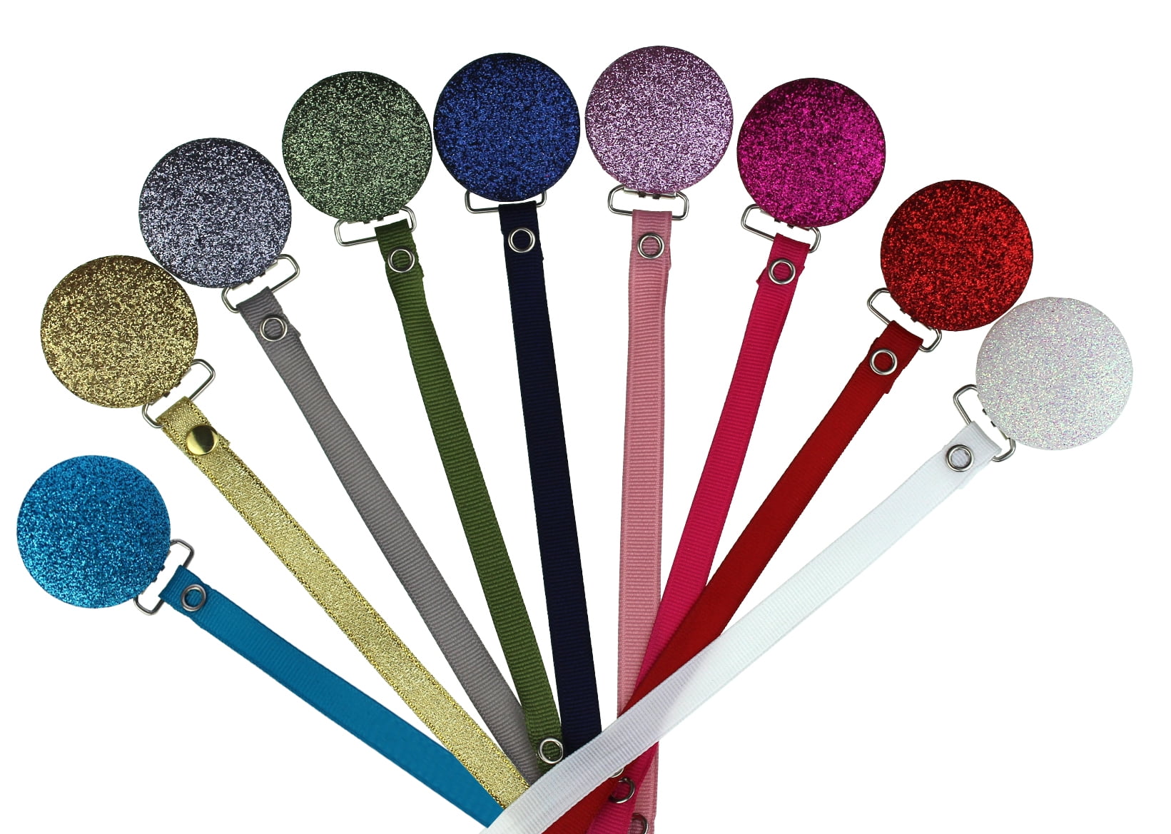 Glitter Pacifier & Clip Set