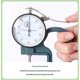thumbnail image 5 of Dial Thickness Gauge, 0-10mm x 30mm / 1.18-inch Flat Head Thickness, Precision Round Dial, Indicator, Measuring Tool for Paper Leather Cloth Paper, Film, Wire 1 Pcss, 5 of 5