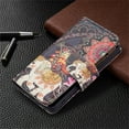 thumbnail image 5 of Allytech Wallet Case Compatible with Samsung Galaxy S23 Plus (6.6 inch) 2023, 9 Card Holder & Zipper Pocket PU Leather Anti-Shock Kickstand Case with Hand Strap for Galaxy S23+ 5G, Mandala Elephant, 5 of 5