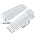 thumbnail image 3 of Uxcell Office Door Securely Rubber Wedge Doorstop Stopper Clear 2 Pack, 3 of 7