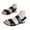 Black, variant on Walking Sandals for Women Breathable Arch Support Summer Athletic Beach Shoes Flats