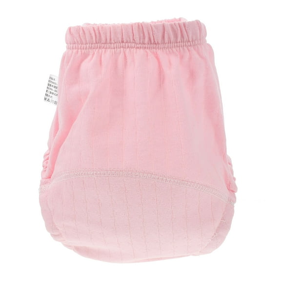KALLORY Diaper Pants Training Pants Soft Pink Infants Baby Growth 1Pcs