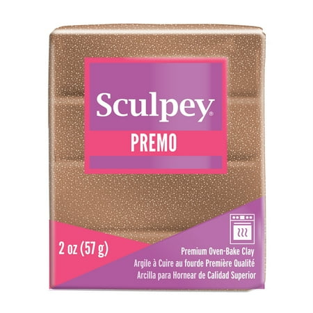UPC: 0715891513590 | Premo Sculpey Accents Polymer Clay 2oz-Rose Gold Glitter