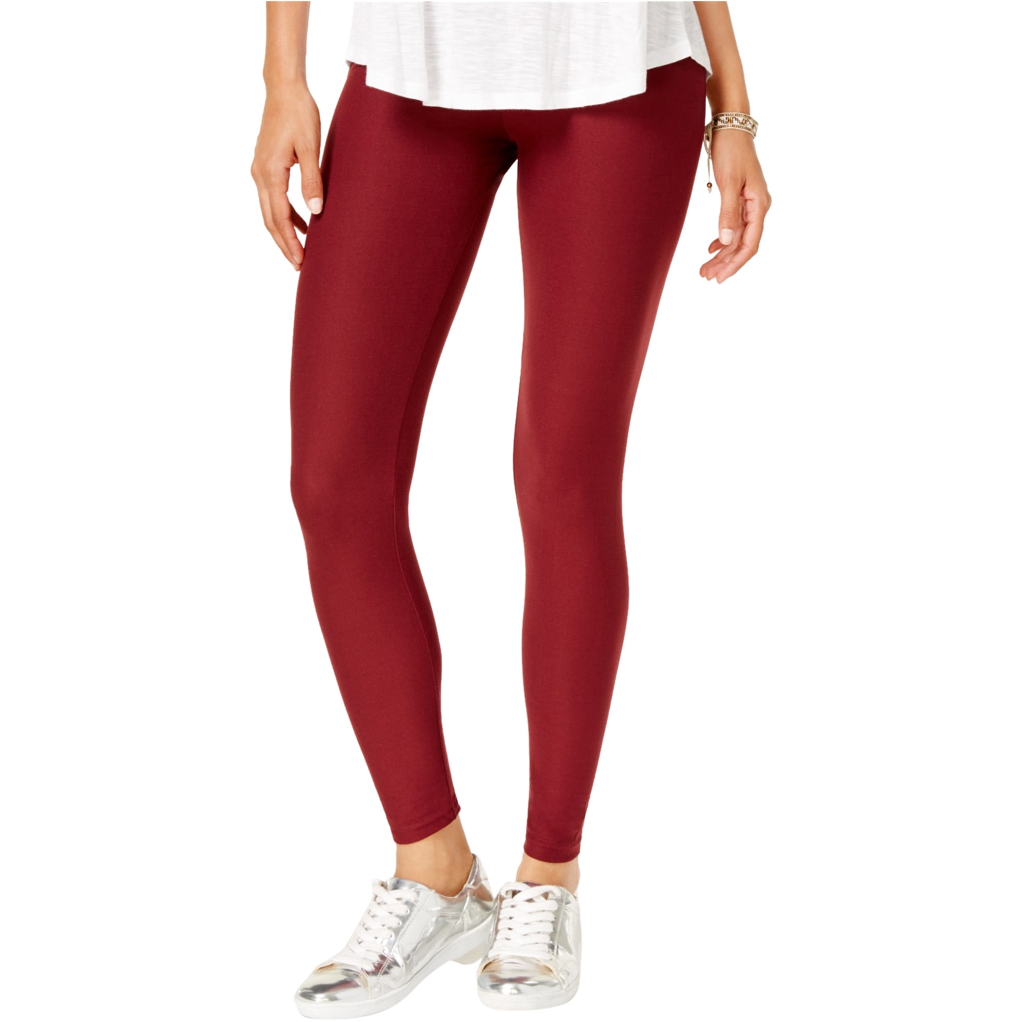 Ultra Flirt Ultra Flirt Womens Soft Casual Leggings, Red
