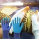 thumbnail image 1 of Guantes de jardineria Cola Durian guantes de trabajo látex resistentes azules, 1 of 8