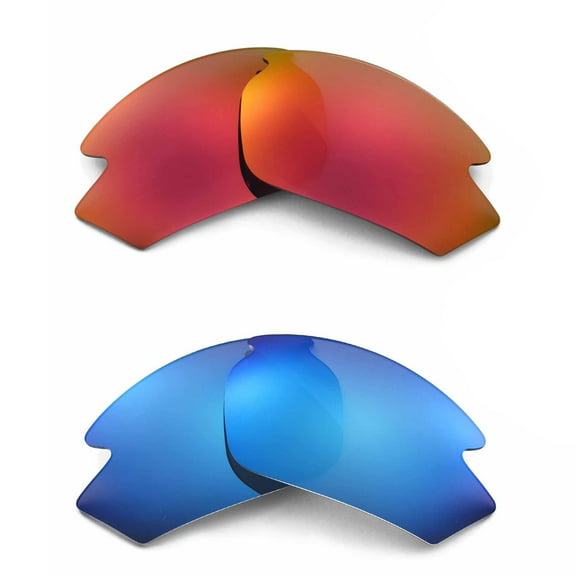 New Walleva Polarized Ice Blue   Fire Red Lenses for Rudy Project Rydon