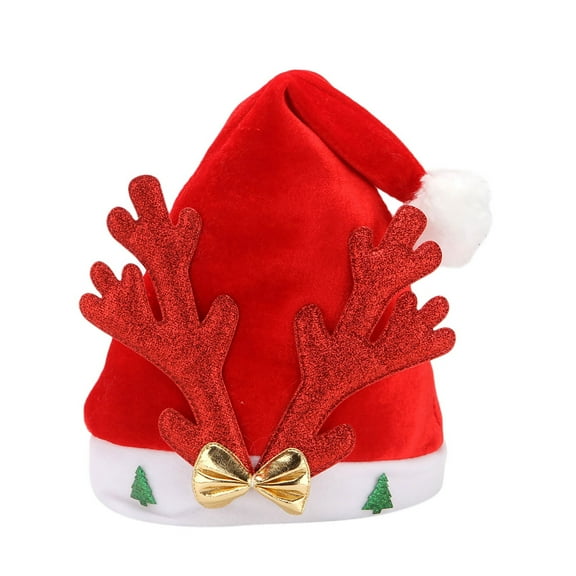 Womens Christmas Hats Winter Hats for Women Cold Weather Adult Reindeer Christmas Hat Holiday Party Accessory for Men and Women