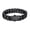01. Rhodium Black Plated, variant on Bestyle 7mm Stainless Steel Miami Cuban Bracelet for Man, 7.5In Long Hand Curb Chain Jewelry Gifts for Birthday Christmas Stocking Stuffers