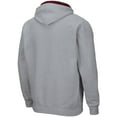 thumbnail image 3 of Men's Colosseum Heathered Gray Virginia Tech Hokies Arch & Logo 3.0 Full-Zip Hoodie, 3 of 3