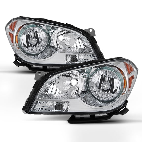 AKKON - For 2008 2009 2011 2012 Chevy Malibu Driver & Passenger Both Side Headlights Headlamps Assembly