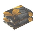 thumbnail image 2 of Zebras and Leaves Hand Towels Cotton Bath Towels Large Face Towels Absorbent for Bathroom 2 Packs, 2 of 8