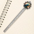 thumbnail image 3 of Peacock Bookmarks: a Vintage Silver Lace-Edged Bookmark, a Gift for Readers and Book Lovers, 3 of 5