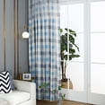 thumbnail image 3 of Cortina semitransparente Cortina de gasa para ventana Divisor de habitación para balcón de dormitorio, 100x200cm, Azul, 1 pieza Speravity LF0161-01B, 3 of 7