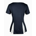 thumbnail image 6 of YUGYXL Lace Tops for Womens 2025 Summer Square Neck Tunics Shirts Short Sleeve Dressy Casual Work T Shirts Flowy Blouses Navy XL, 6 of 6