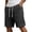 Black, variant on Corduroy Shorts Men Summer Baggy Vacation Surf Casual Big and Tall Drawstring Shorts Gray,S