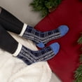 thumbnail image 2 of BambooMN Women's Funky Double Layer Cabin Socks - Color 19 - Extra-Large - 1 Pair, 2 of 5
