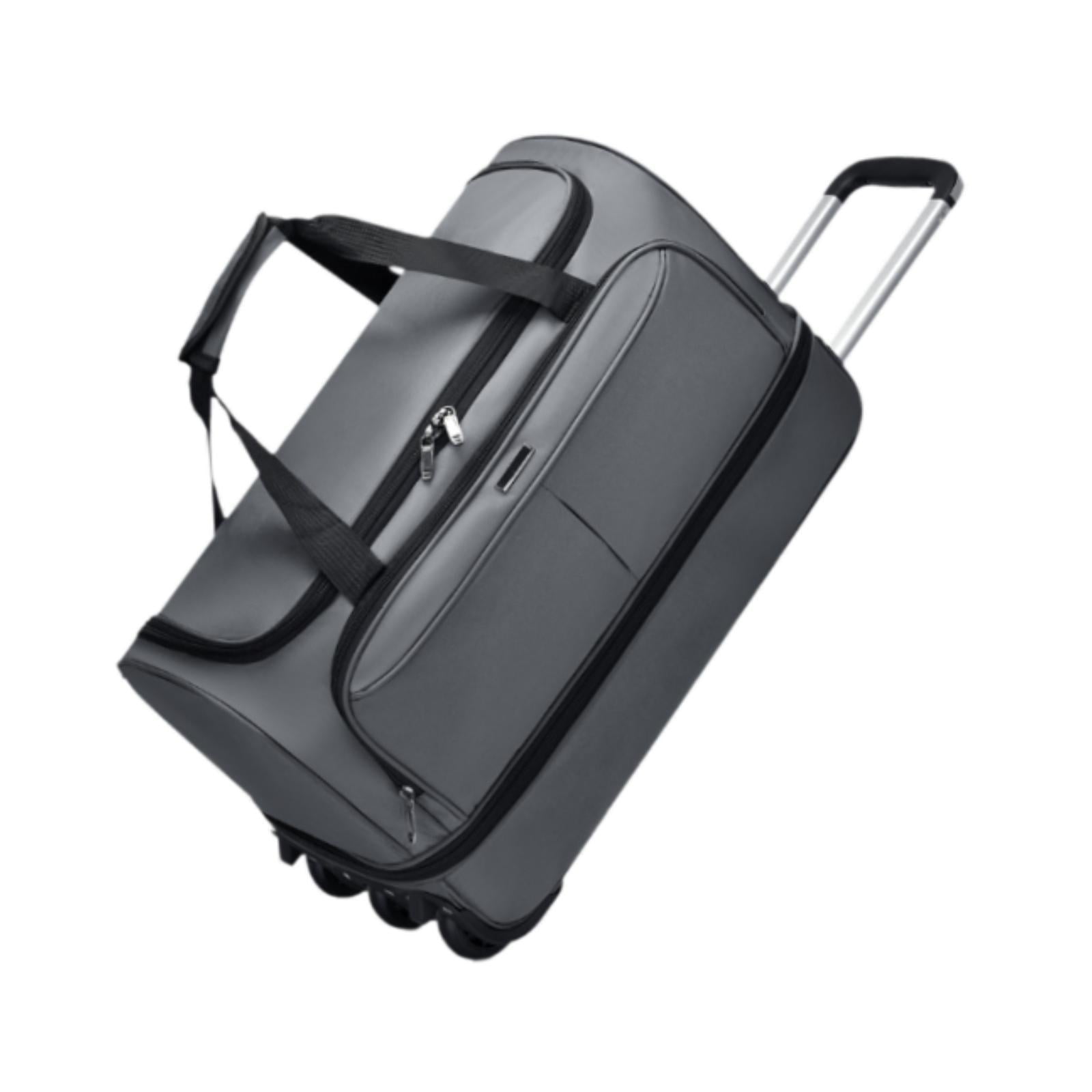 Wzmzjy Wheeled Duffel Bag Suitcase Handbag Telescoping Handle Multifunctional Rolling M