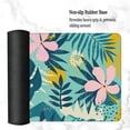 thumbnail image 4 of Gaming Mouse Pad,Desk Mat Extended Large Tropical Flowers and Palm Leaves Mouse Pad Mat with Non-Slip Base Stitched Edges Mousepad for Computer,Office,Keyboard and Laptop 31.5''''×15.7''''×0.12'''', 4 of 6