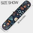 thumbnail image 3 of Yayeee Double Oven Mitt Kitchen Heat Resistant Baking 35" x7" Quilted Glove, Red Jellyfish, 3 of 6