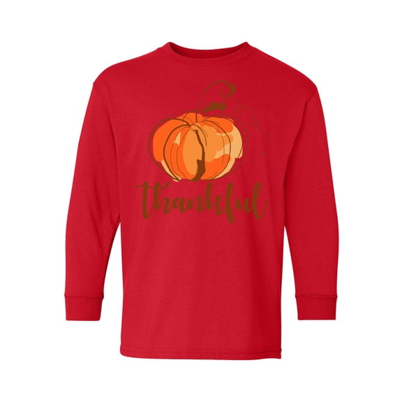 Awkward Styles Kids Thanksgiving Sweaters Youth Thankful Long Sleeve Shirt