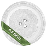 Gemroom 9.6 in Small-Coupler Microwave Glass Plate for Panasonic Microwave Compatible With Small-Coupler 9 5/8" Panasonic Microwave Turntable Plate replace part # F06016D00XN A06015G10XN