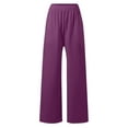 thumbnail image 5 of Womens Joggers Women's High Waist Casual Drawstring Pants Basic Solid Color Trousers for Daily Wear Comfortable Pants for Spring Fall Winter Season Size XXL, 5 of 5