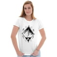thumbnail image 3 of Spirit Mountain Diamond Spiritual Womens Slim Fit Graphic Tee Brisco Brands X, 3 of 5