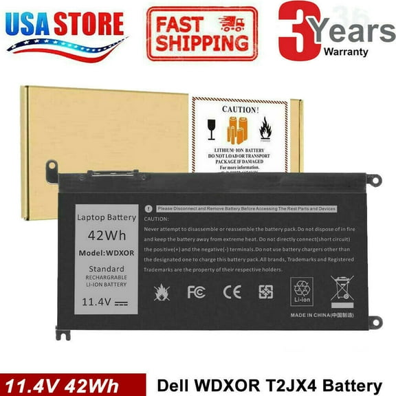 42Wh Battery WDX0R For Dell Inspiron 15 5565 5567 5568 5578 7560 7570 7579 7569