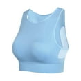 thumbnail image 1 of Sujetador deportivo de malla con aros para mujer: doble capa, nailon-spandex, tallas S-XXL, yoga/running/fitness, 1 of 7