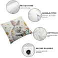 thumbnail image 4 of Nawypu Throw Pillow Cover Cute Cartoon Kangaroo Rectangular Sofa Pillow Case Cushion Cover for Home Couch Bed Decor 2pcs, 4 of 6