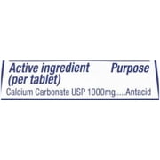 2 Pack Tums Antacid/Calcium Ultra Strength 1000 Assorted Fruit, 160 Tablets Each