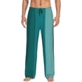 thumbnail image 1 of Balery Teal Color Pantalones de pijama para hombre, pijama ultraligero, pantalón de descanso-Medium, 1 of 6